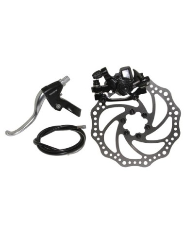 Diskette Brake Front Set Black/Chrome